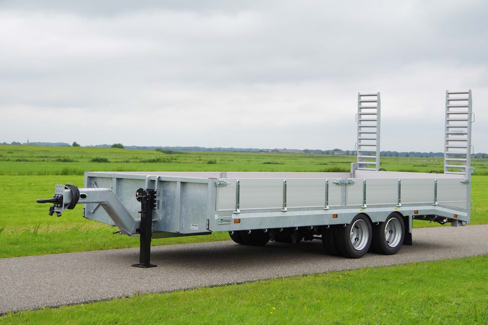 12 Ton Tandem semi 6,5m met alu lv