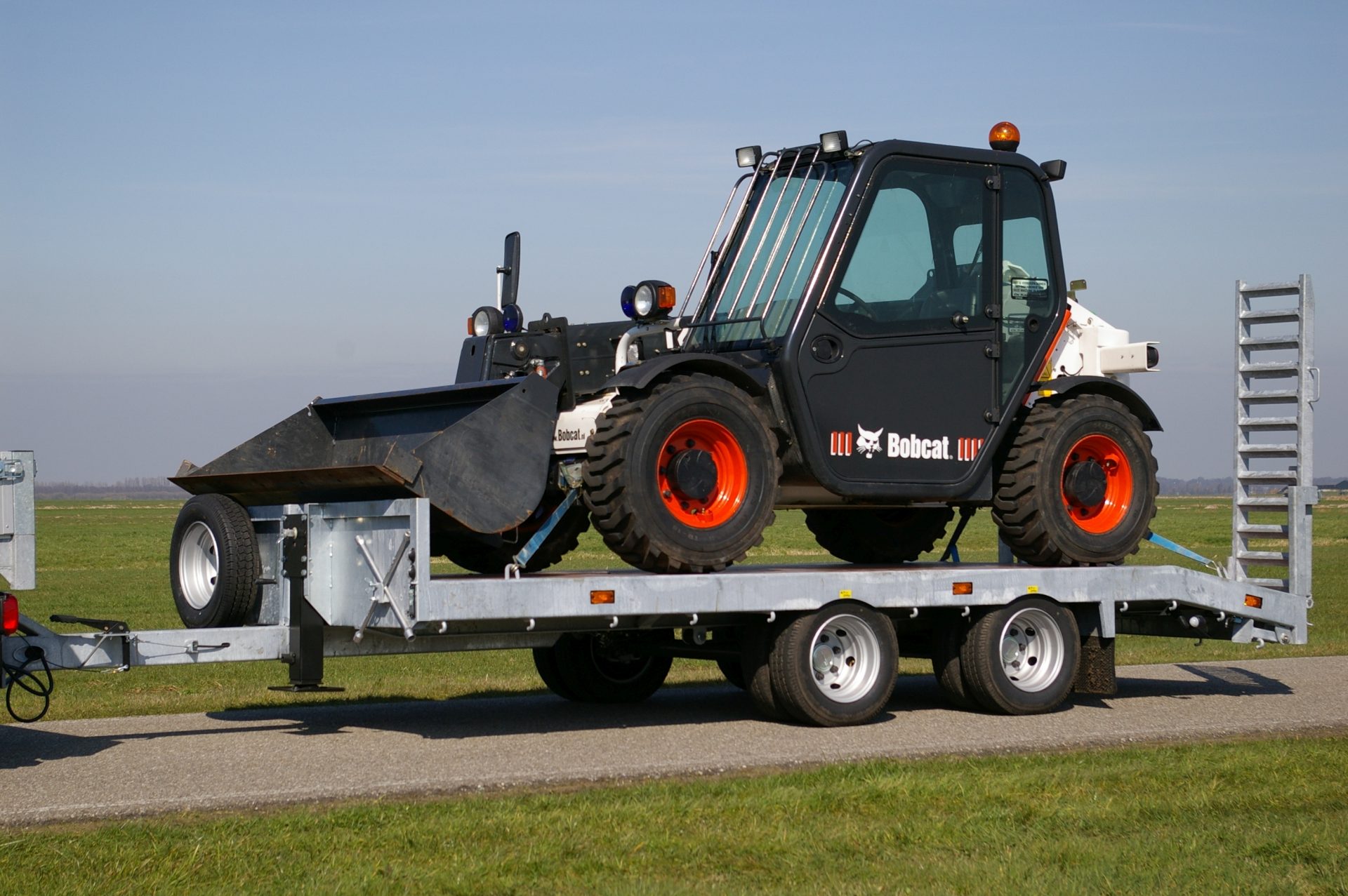 tandem semi-dieplader