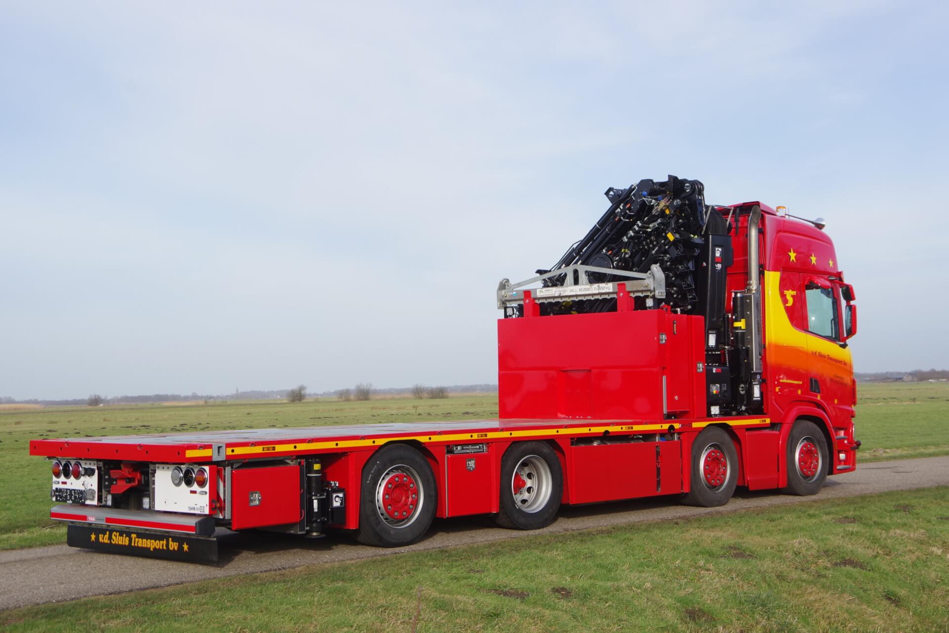 SCANIA 8x2 Wide Spread met HIAB IQ1188 ra 2