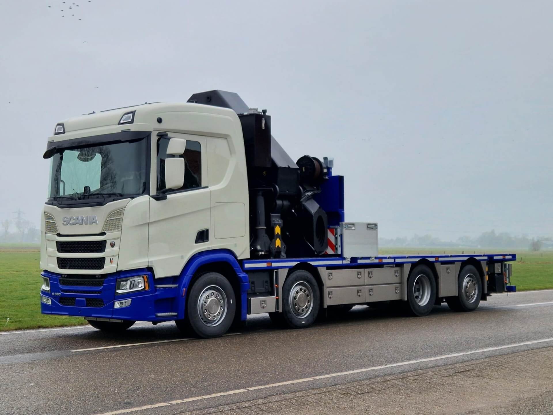 SCANIA S 560 8x2 Wide-Spread vd Boekweit Palfinger 135.002 lv 3