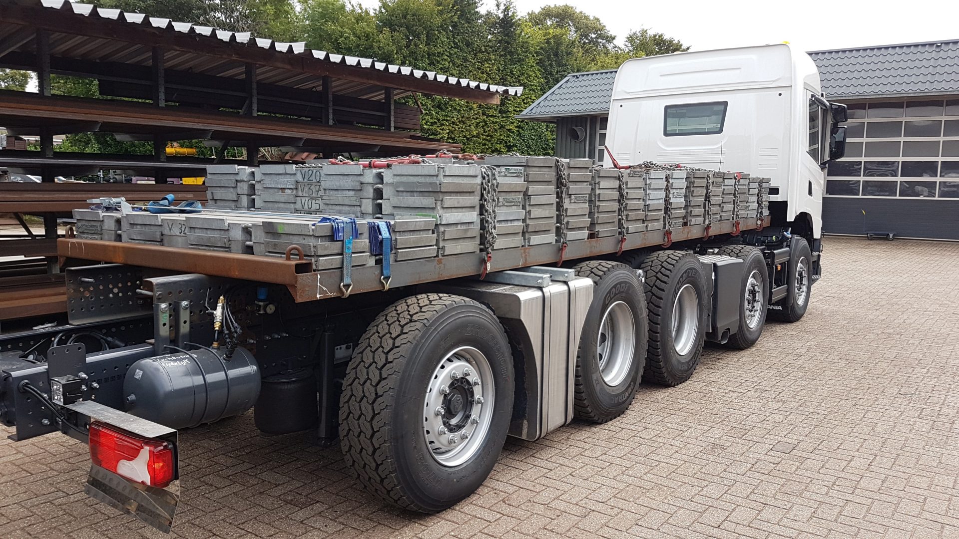 G 450 5-asser met ballast 56 Ton ra