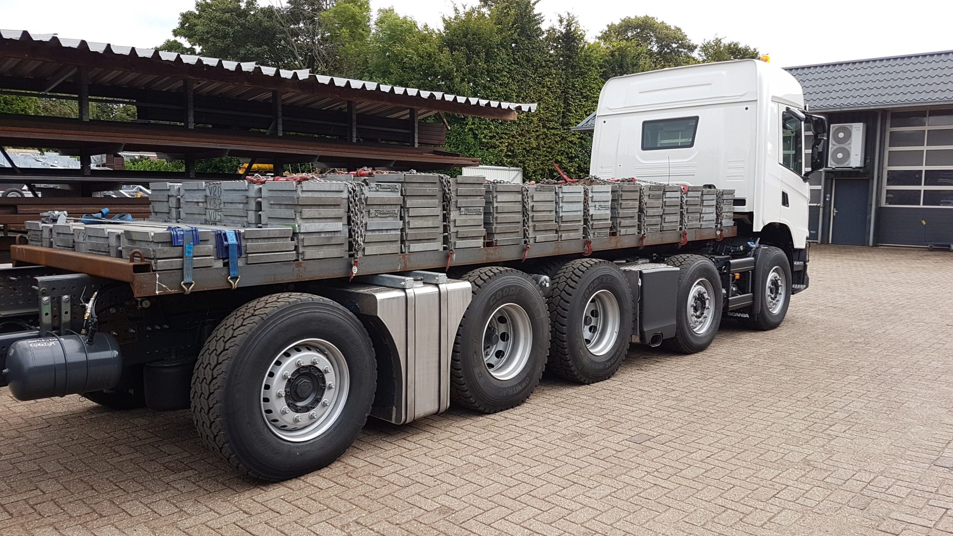 G 450 5-asser met ballast 56 Ton raz