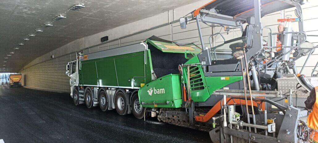 DAF 10×2 met Fliegl pusher opbouw