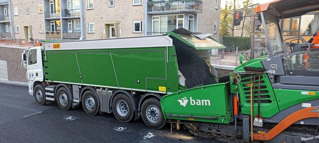 DAF 10×2 met Fliegl pusher opbouw